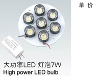 大功率LED灯泡7W->>机床工作灯系列>>工作灯配件